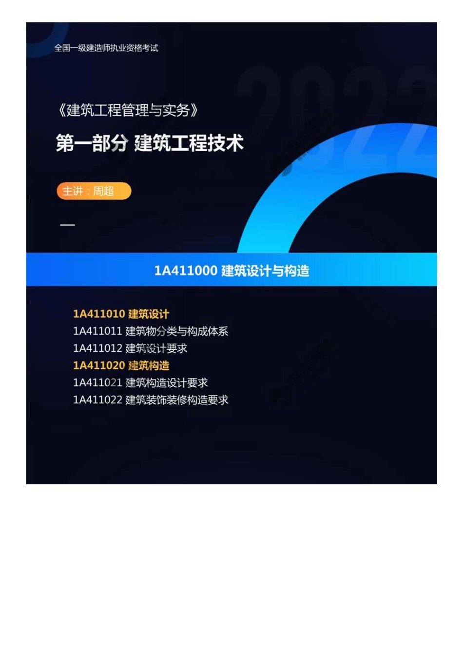 01.1A411000建筑设计与构造（知识梳理）.mp4.pdf_第1页