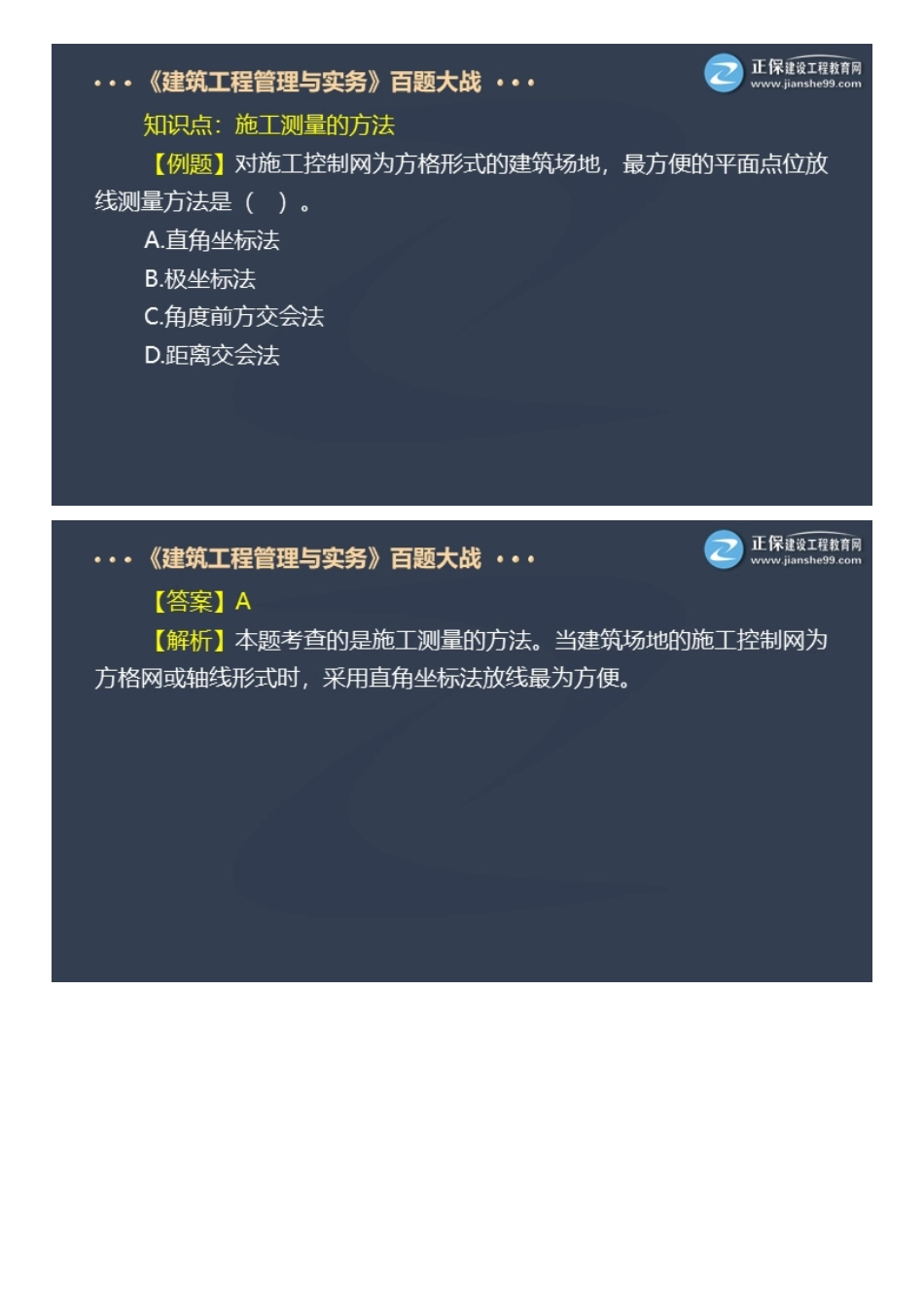 2022一级建造师建筑工程百题大战（二）.pdf_第3页
