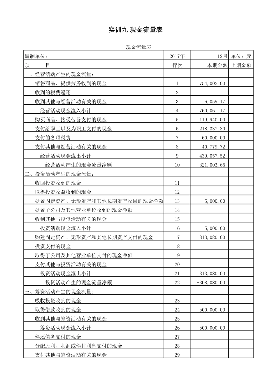 实训九现金流量表.pdf_第1页