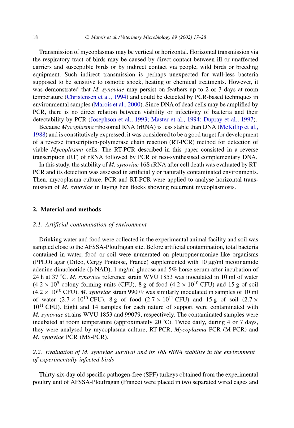 A reverse transcription-PCR assay to detect viable Mycoplasma synoviae in poultry(1).pdf_第2页