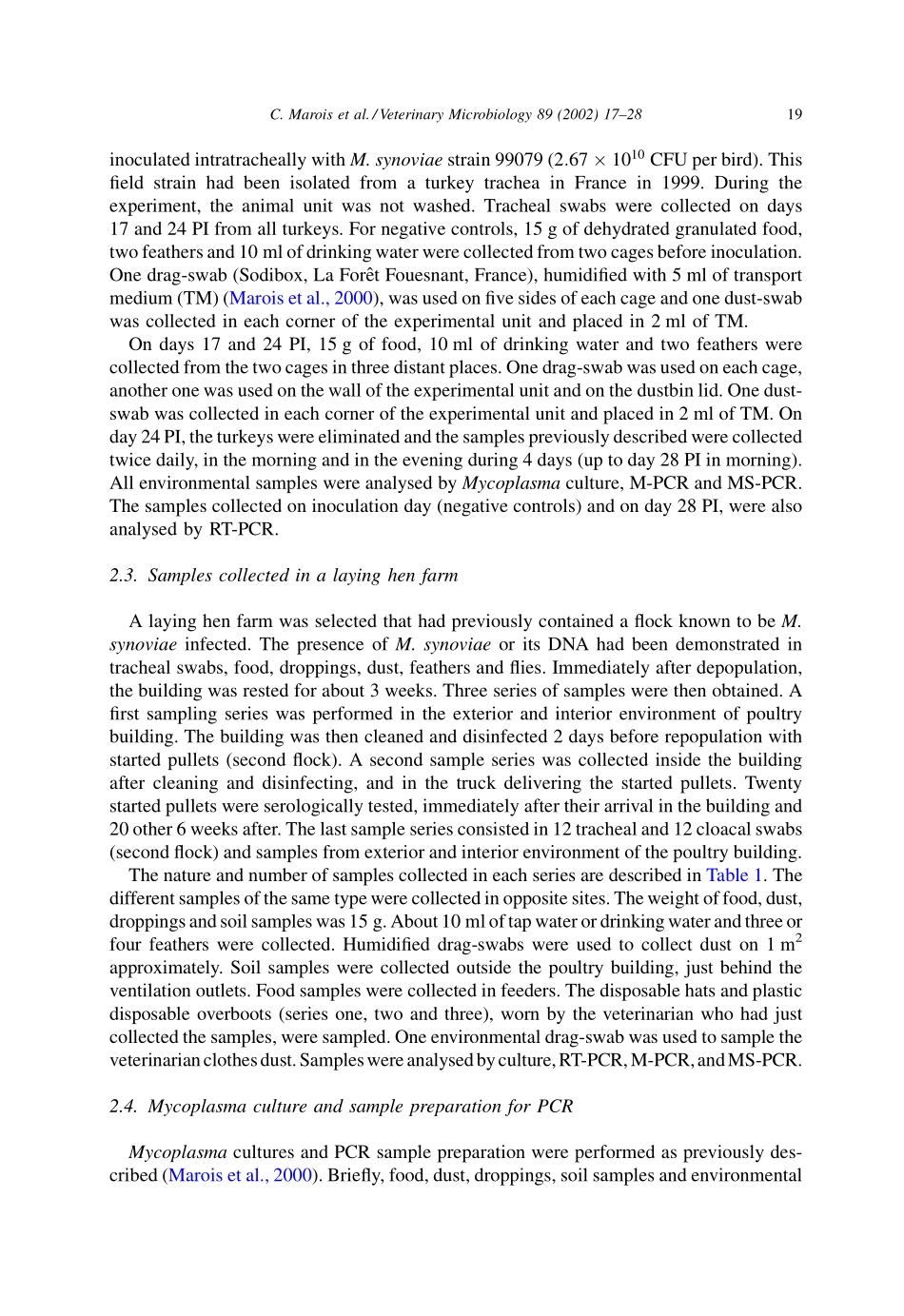 A reverse transcription-PCR assay to detect viable Mycoplasma synoviae in poultry(1).pdf_第3页