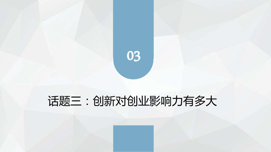 教学课件1.3创新对创业影响力有多大.pdf_第1页