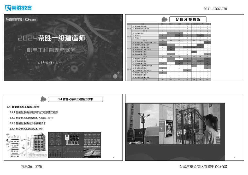 视频36—37集 3.4 智能化系统工程施工技术（新教材）（可打印版）.pdf_第1页