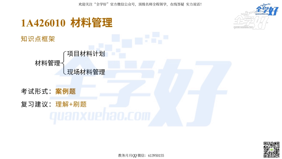 2022年一建建筑实务精讲课程--44---1A426000 项目资源管理-1.pdf_第3页