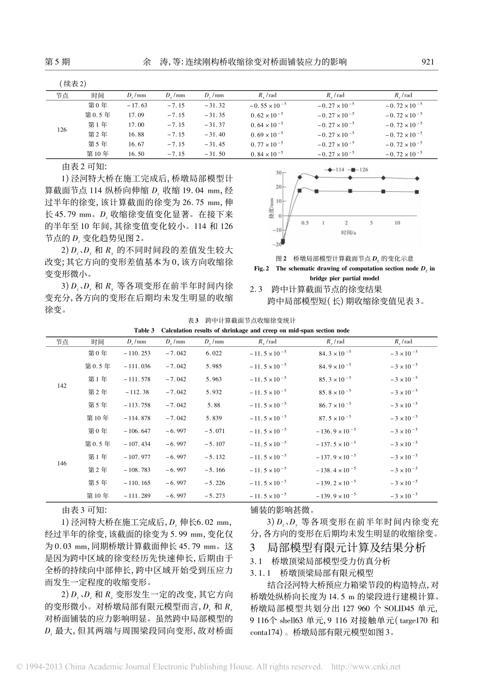 09-连续刚构桥收缩徐变对桥面铺装应力的影响.pdf_第3页