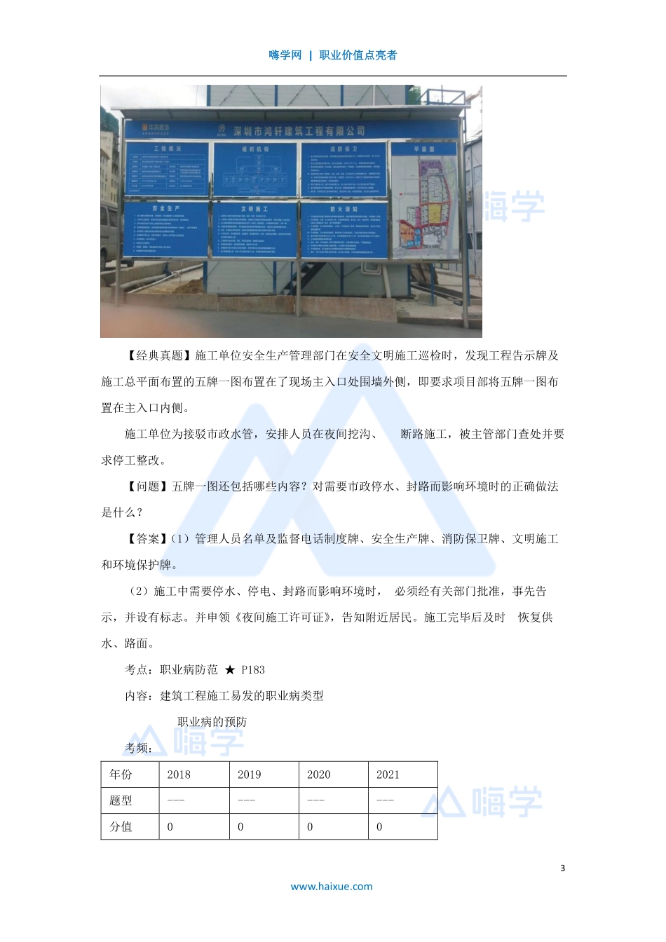 1A420000-（46）建筑工程项目管理-项目组织管理4-文明施工、职业病防范.pdf_第3页