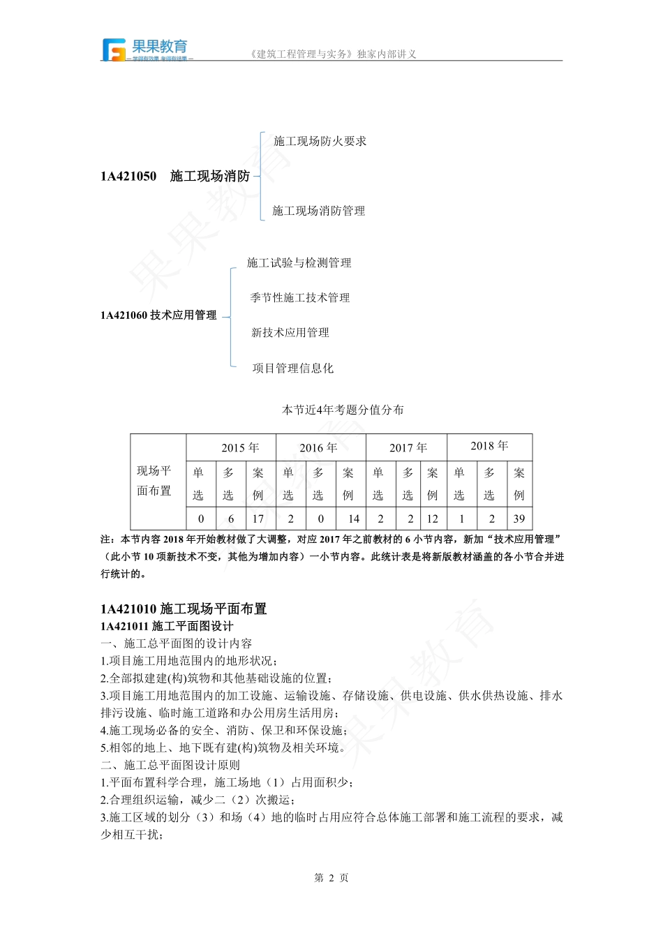《建筑实务》－精讲精练－第21讲－施工现场平面布置+临时用电.pdf_第2页
