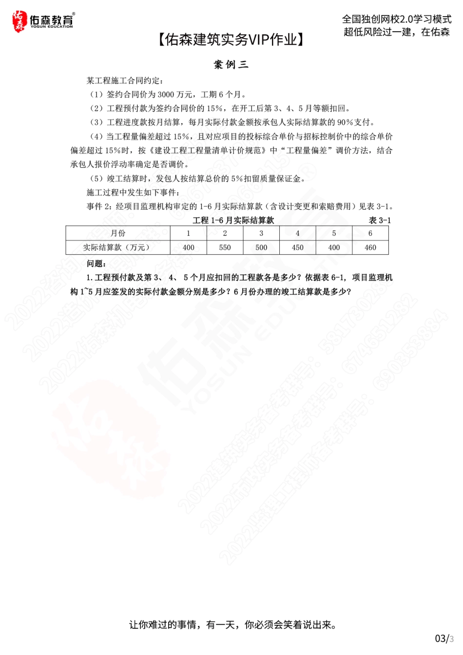 【佑森建筑实务VIP作业】：5月6日.pdf_第3页
