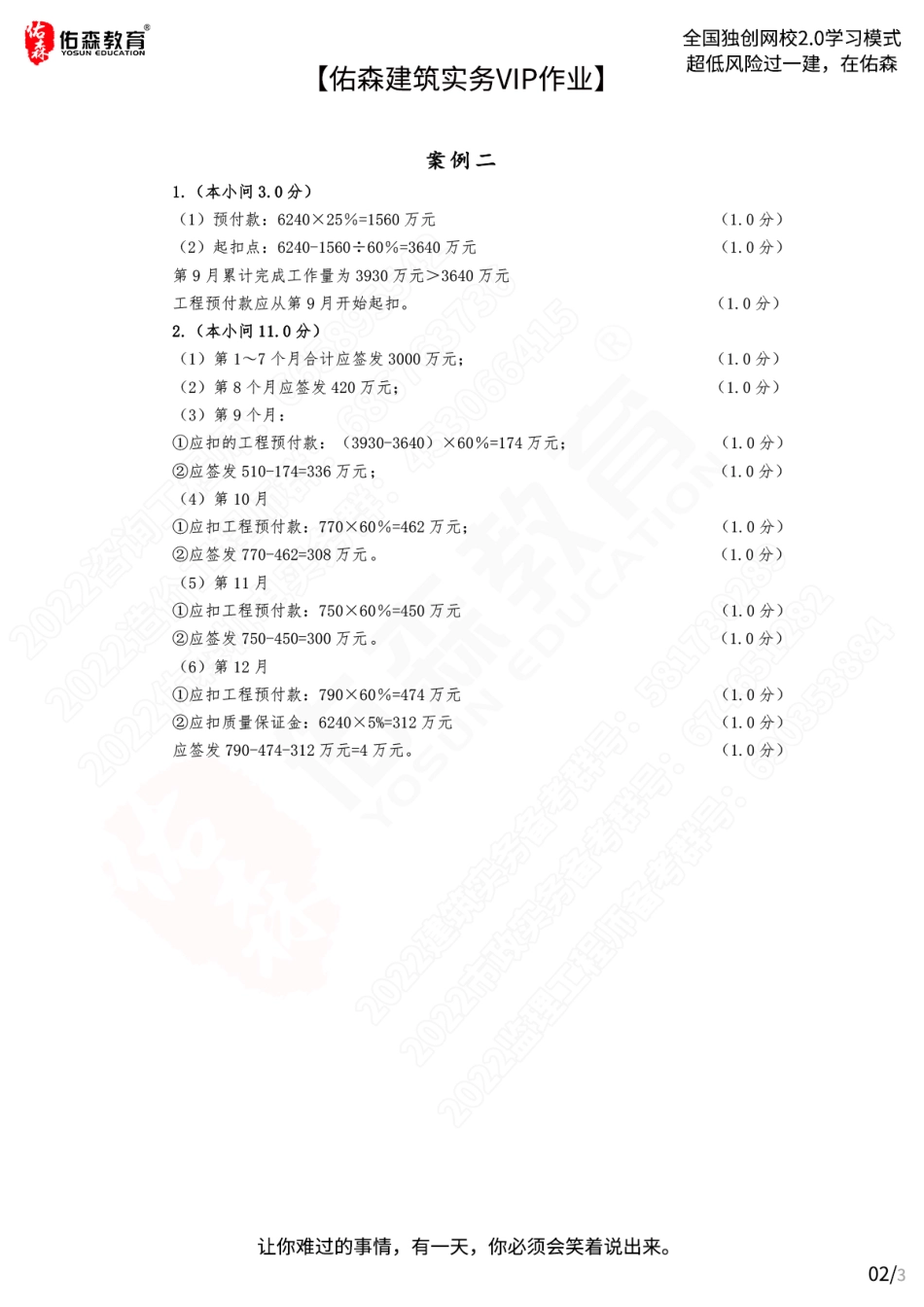 【佑森建筑实务VIP作业答案】：5月6日.pdf_第2页