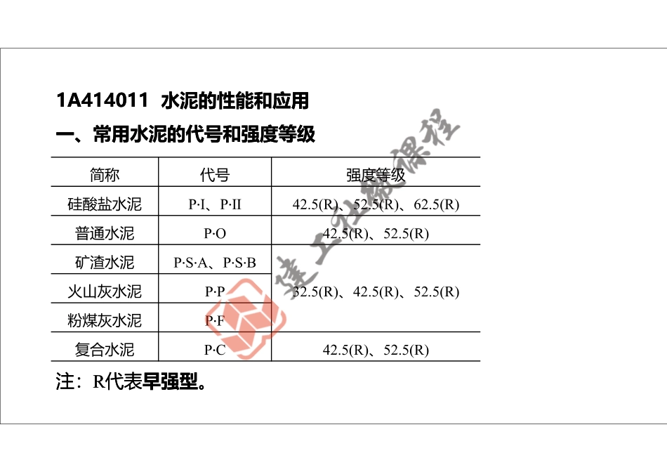 2022年一建《建筑》精讲课程第03节-1A414000建筑工程材料(结构材料)-打印版.pdf_第3页