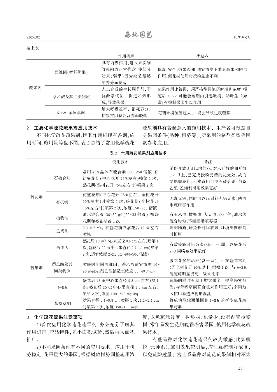 苹果园常用化学疏花疏果剂及其应用技术.pdf_第2页