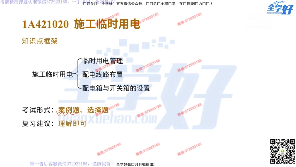 2022年一建建筑实务精讲课程--26---1A421000 项目组织管理(临时用电、临时用水)-2.pdf_第2页