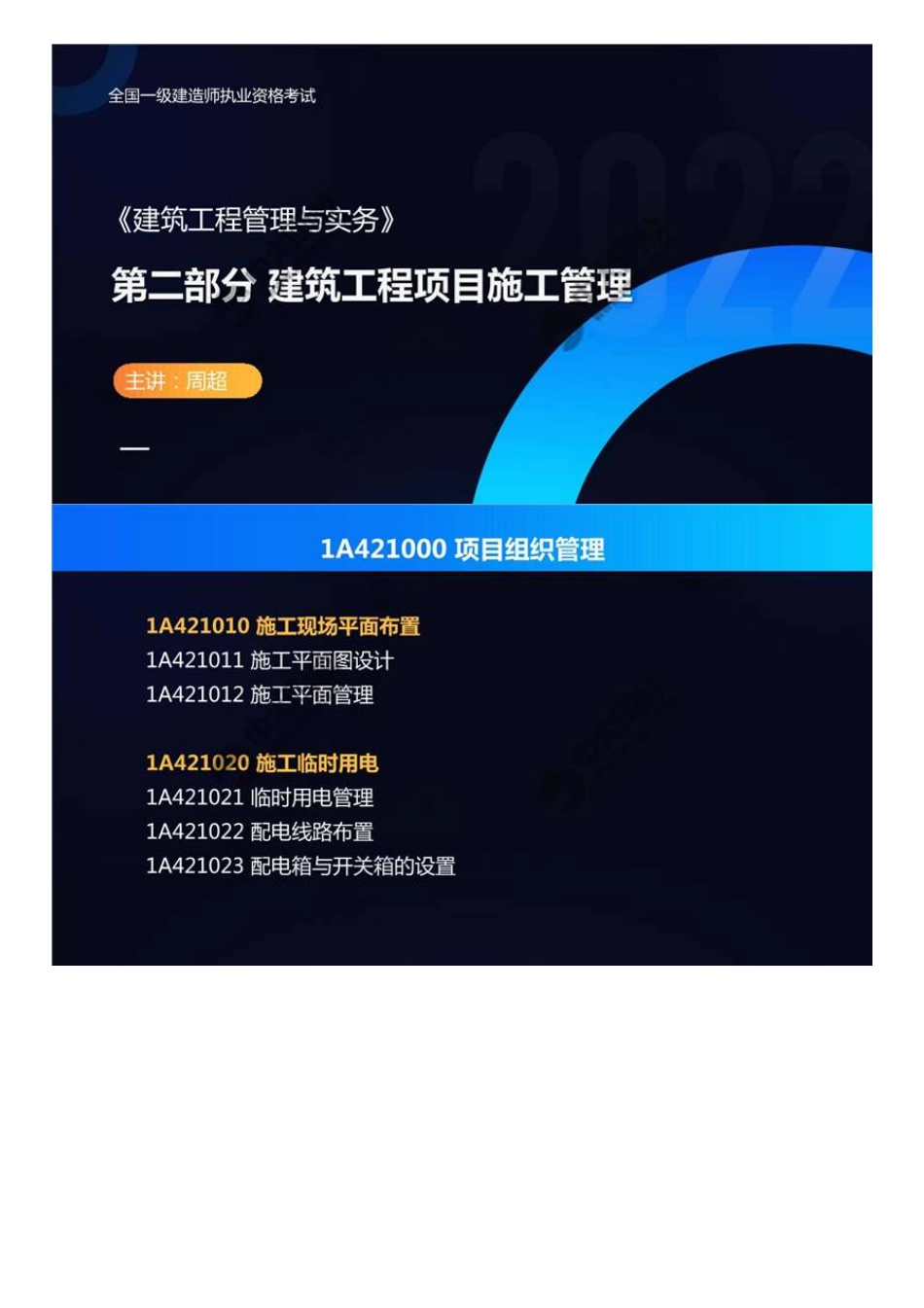 06.1A421000项目组织管理（知识梳理）.mp4.pdf_第1页