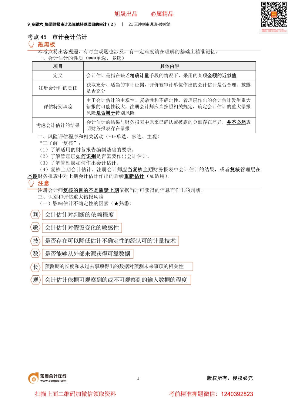 9_专题六_集团财报审计及其他特殊项目的审计（2）.pdf_第1页