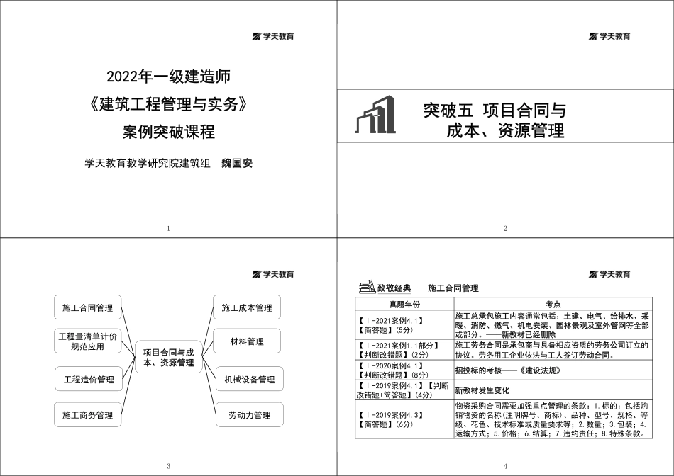 10.2022-XT-一建《建筑》突破五项目合同与成本、资源管理-黑白版1打4.pdf_第1页