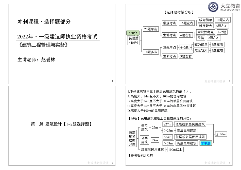 2022一建《建筑》预测串讲讲义-选择部分.pdf_第2页