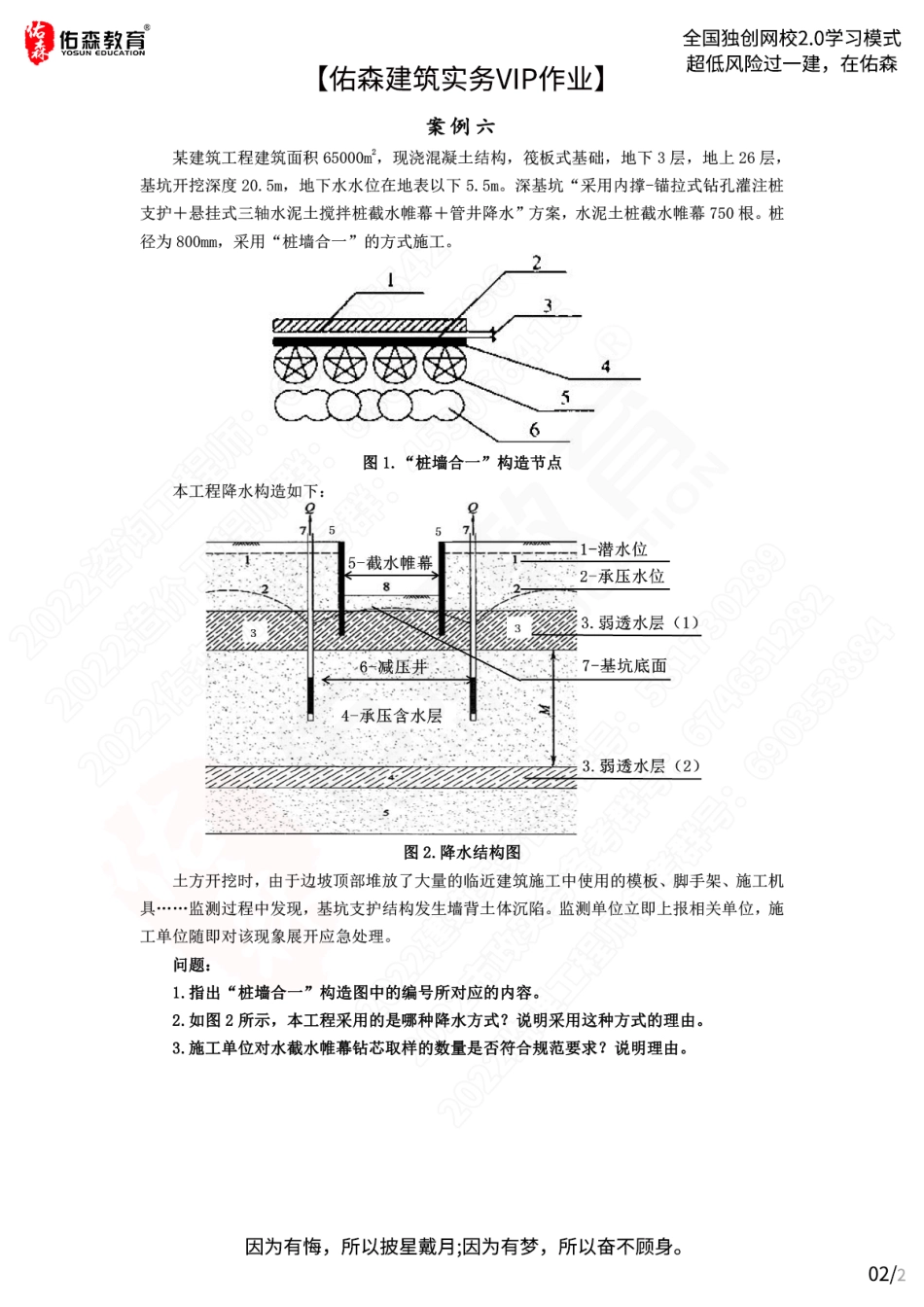 【佑森建筑实务VIP作业】：6月17日.pdf_第2页