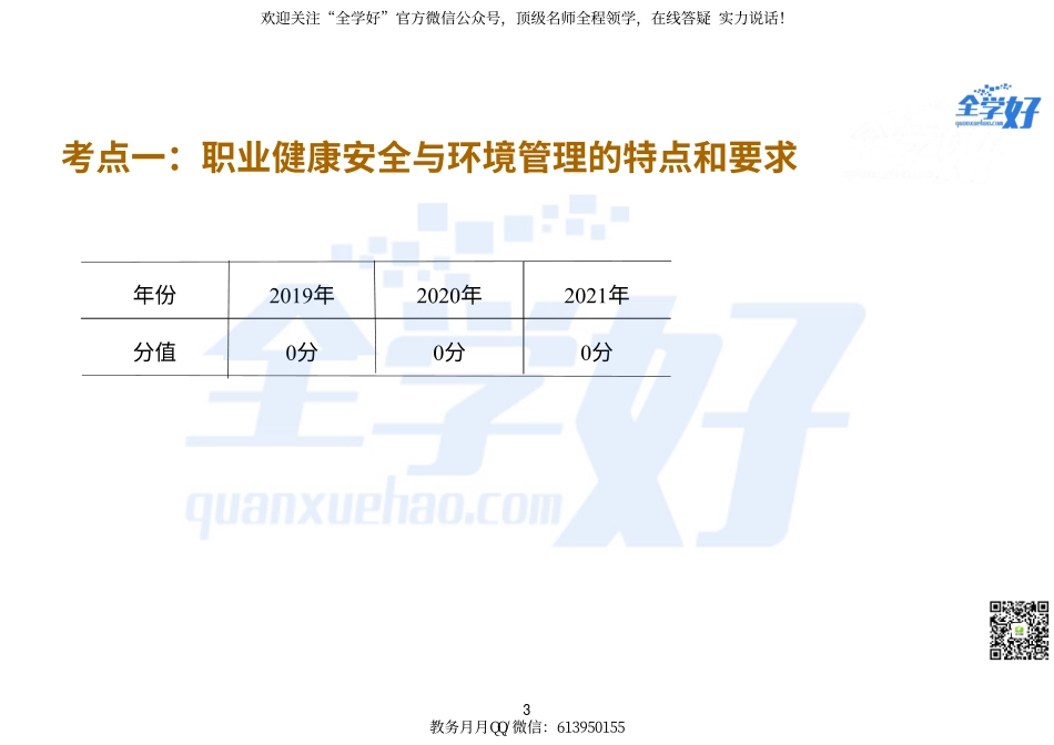 2022年一建管理精讲--第五章--1Z205010职业健康安全管理体系与环境管理体系.pdf_第3页