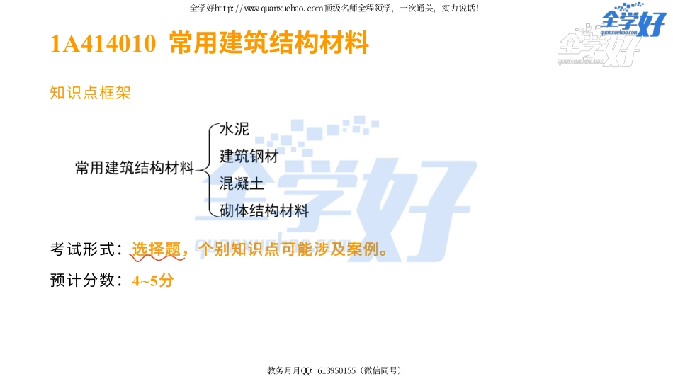 2022年一建建筑实务精讲课程--5---1A414000 建筑工程材料（结构材料-1）.pdf_第2页