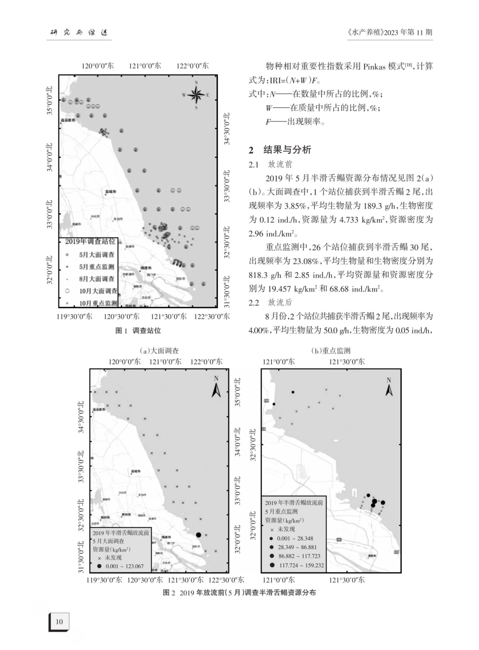 江苏近岸海域半滑舌鳎增殖放流效果评估.pdf_第2页