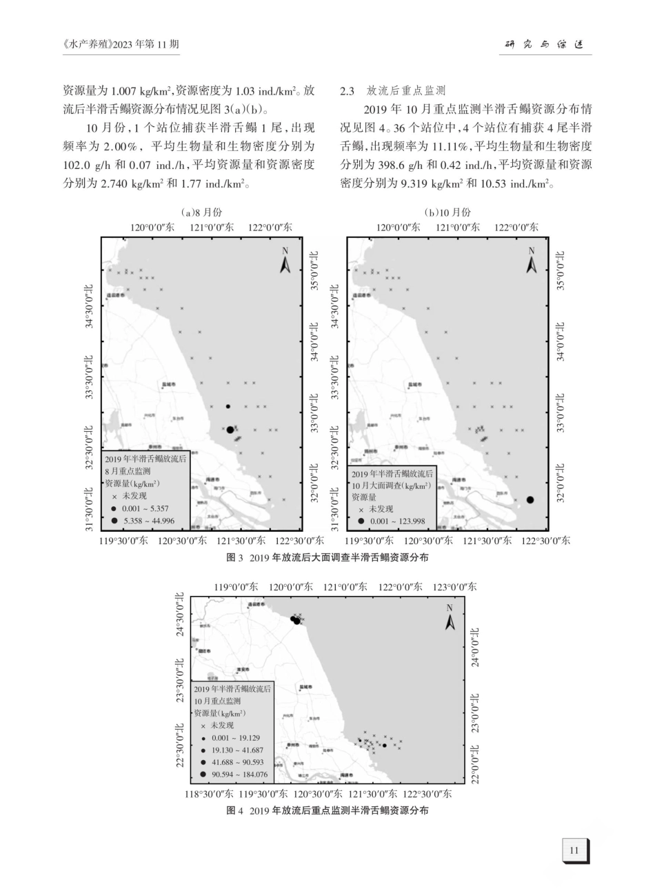 江苏近岸海域半滑舌鳎增殖放流效果评估.pdf_第3页