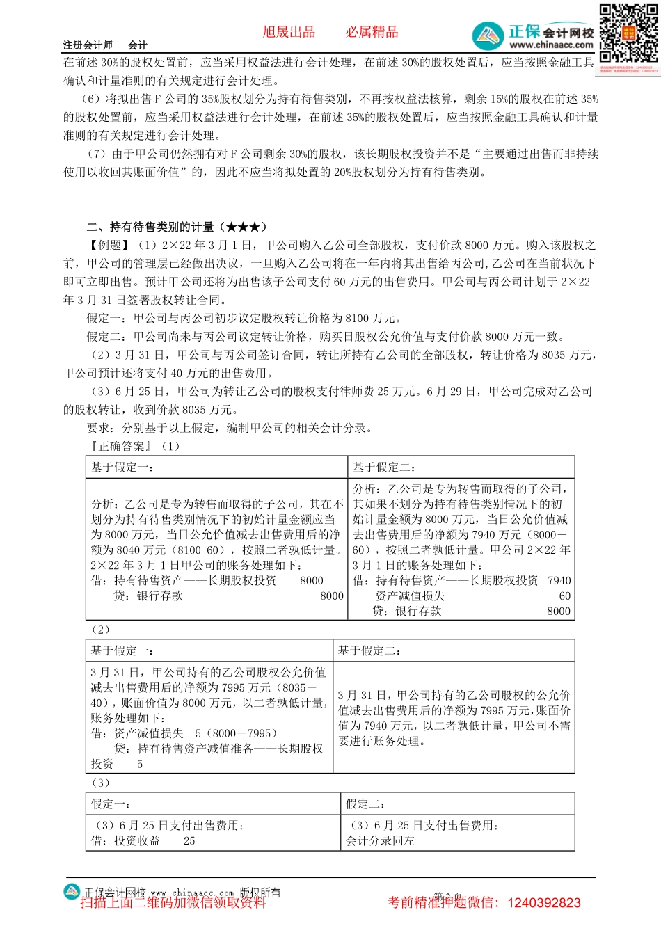 第0107讲　持有待售的非流动资产、处置组和终止经营、所有者权益-_create.pdf_第2页