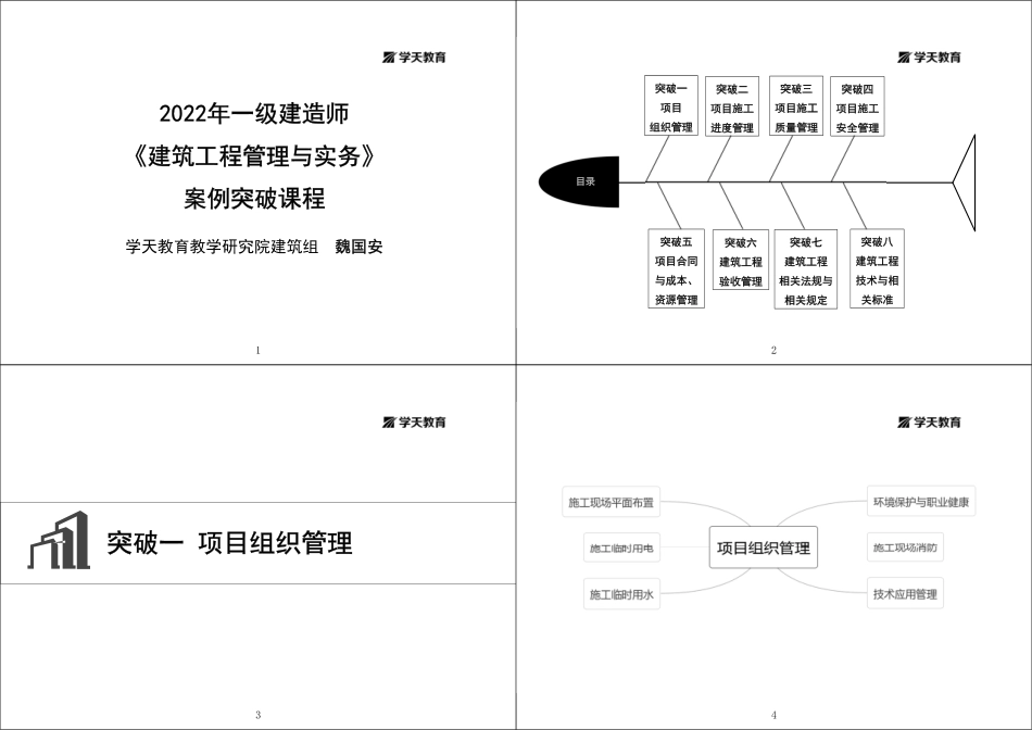 02.2022-XT-一建《建筑》突破一项目组织管理-黑白打印版1-4.pdf_第1页