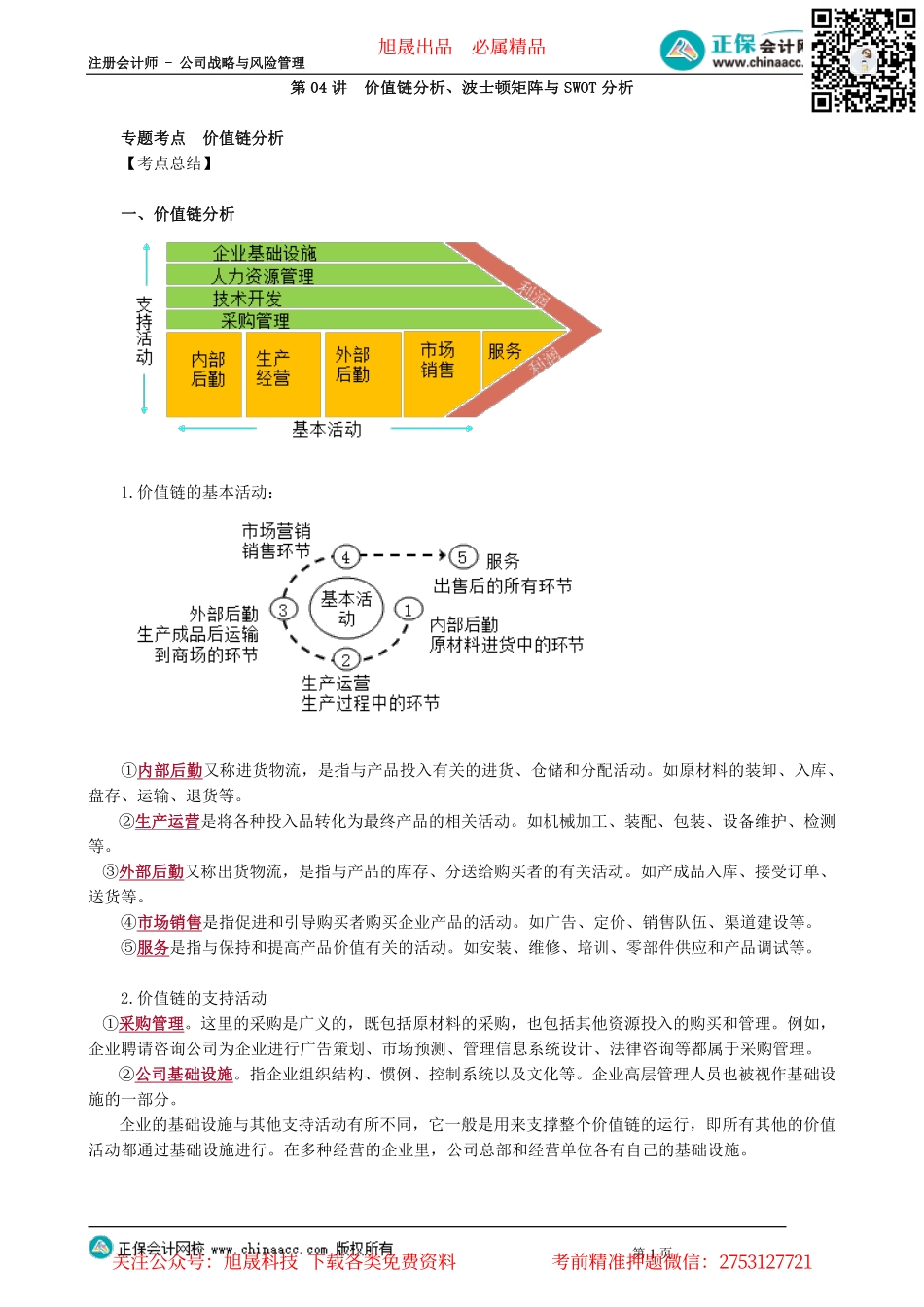 第0204讲　价值链分析、波士顿矩阵与SWOT分析_create.pdf_第1页