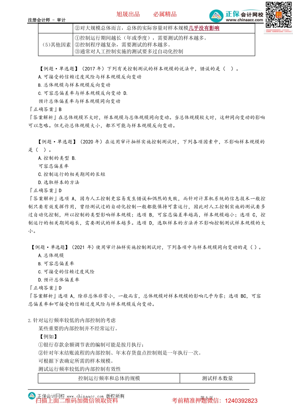第0404讲　审计抽样在控制测试中的应用——选取样本阶段.pdf_第3页