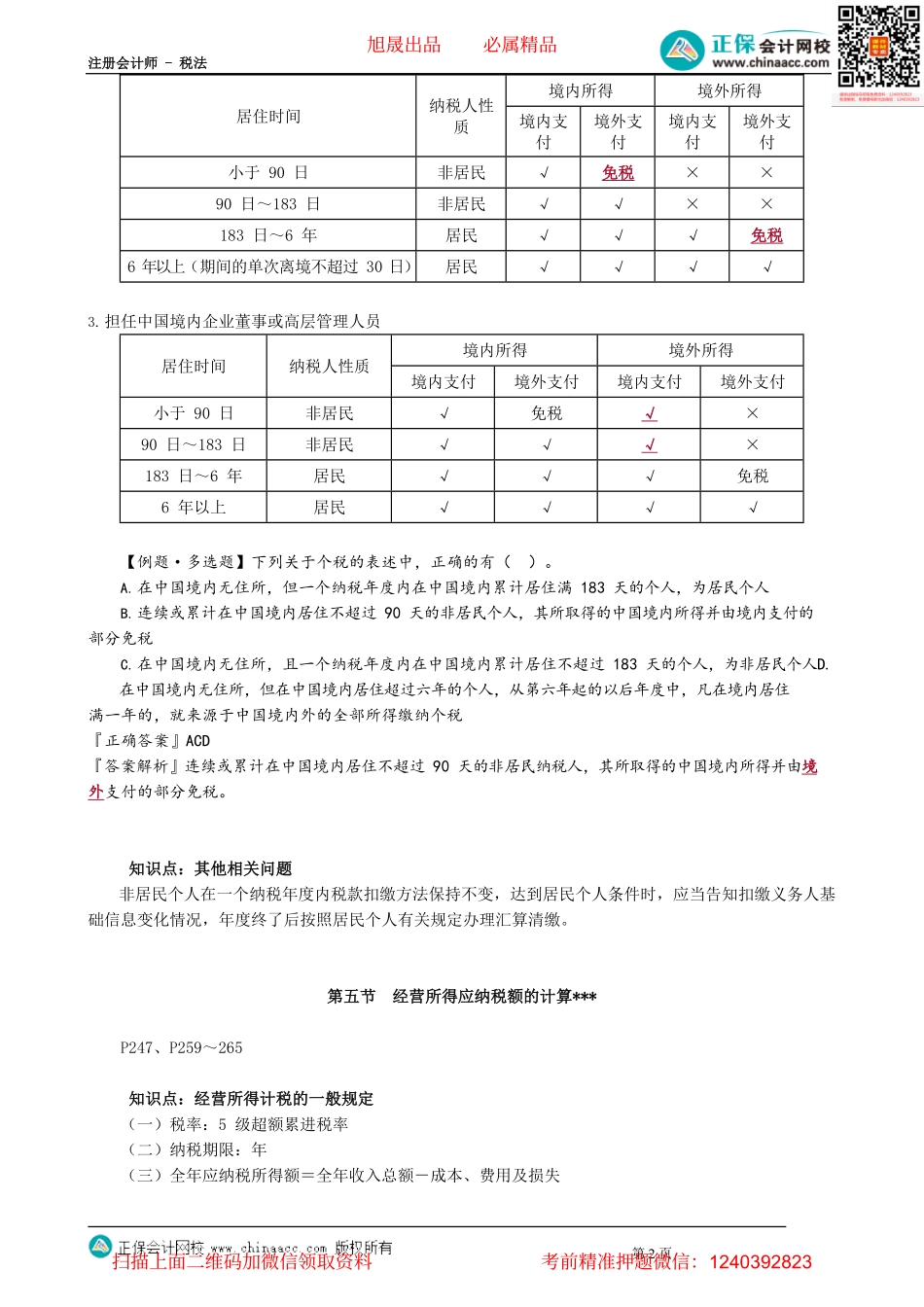 第0509讲　非居民个人、经营所得应纳税额的计算_create.pdf_第2页