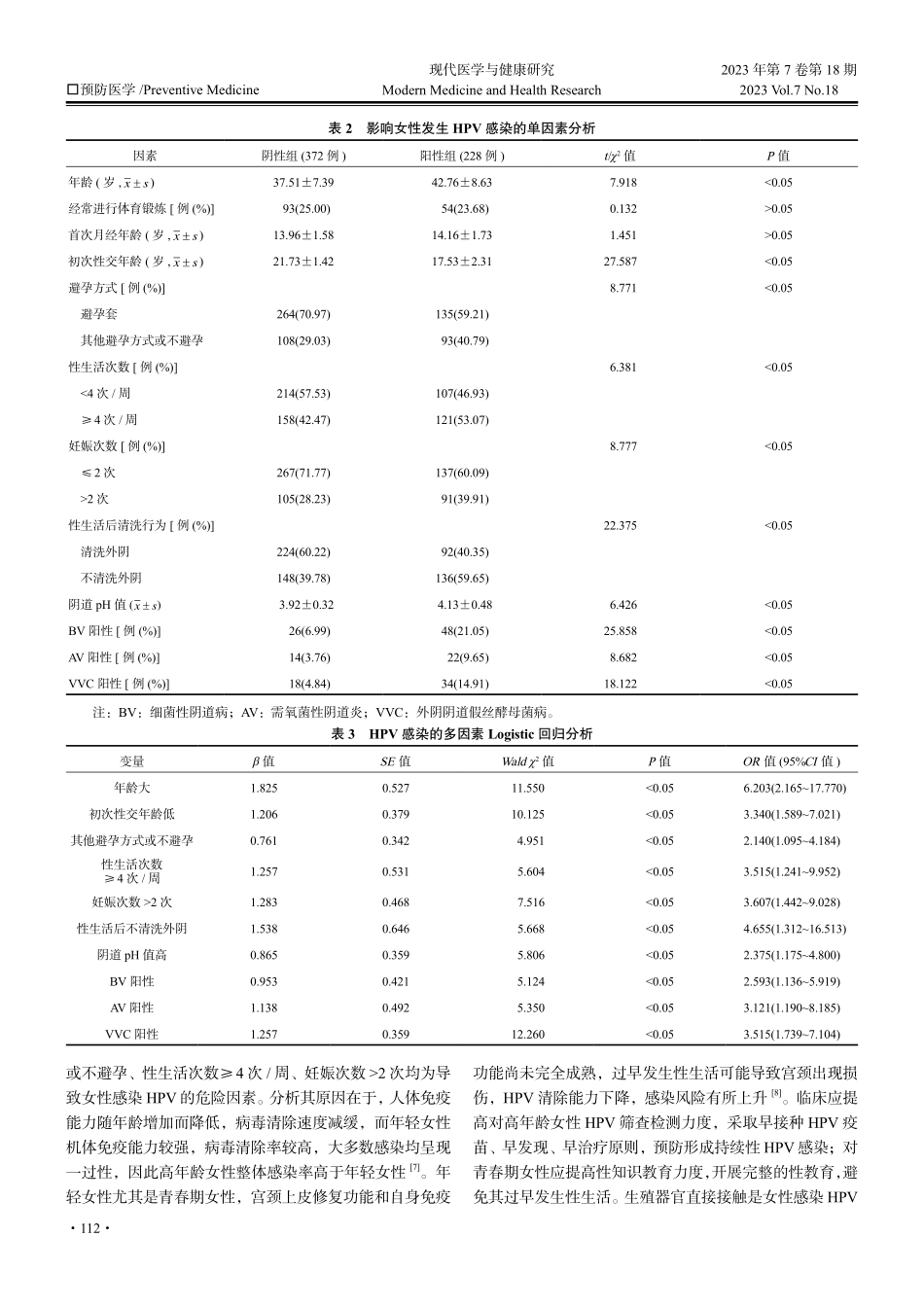 健康体检女性人乳头瘤病毒感染筛查分析及易感因素与干预措施探讨.pdf_第3页