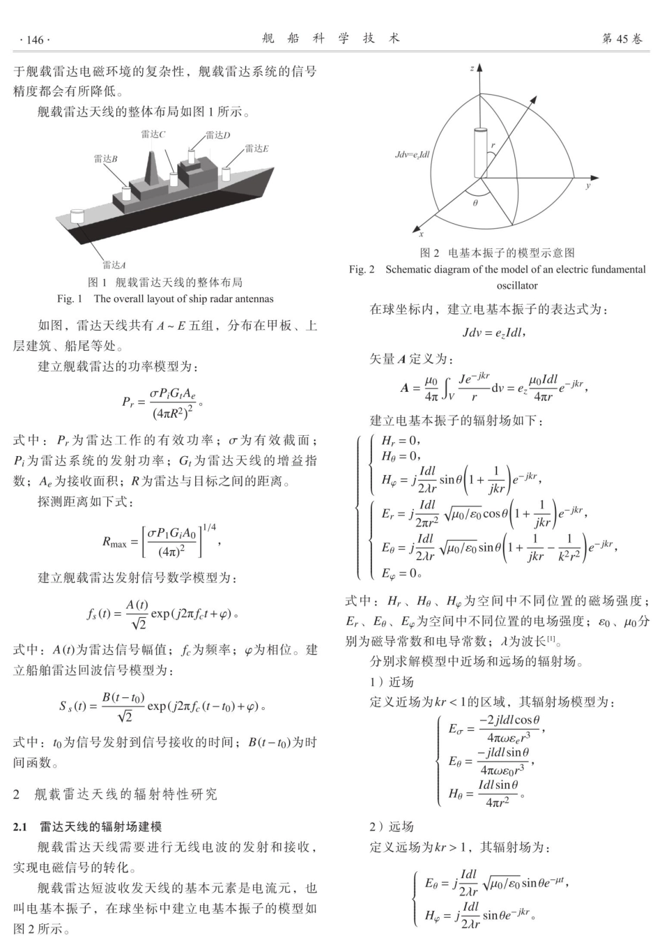 舰载雷达多天线辐射特性和EMC特性分析.pdf_第2页