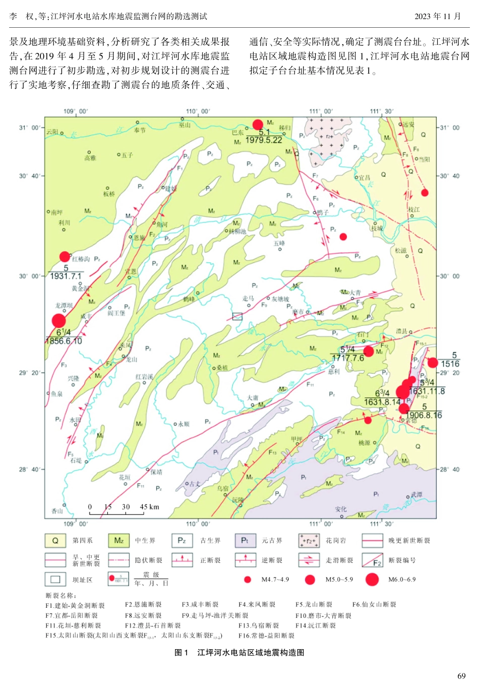 江坪河水电站水库地震监测台网的勘选测试.pdf_第2页