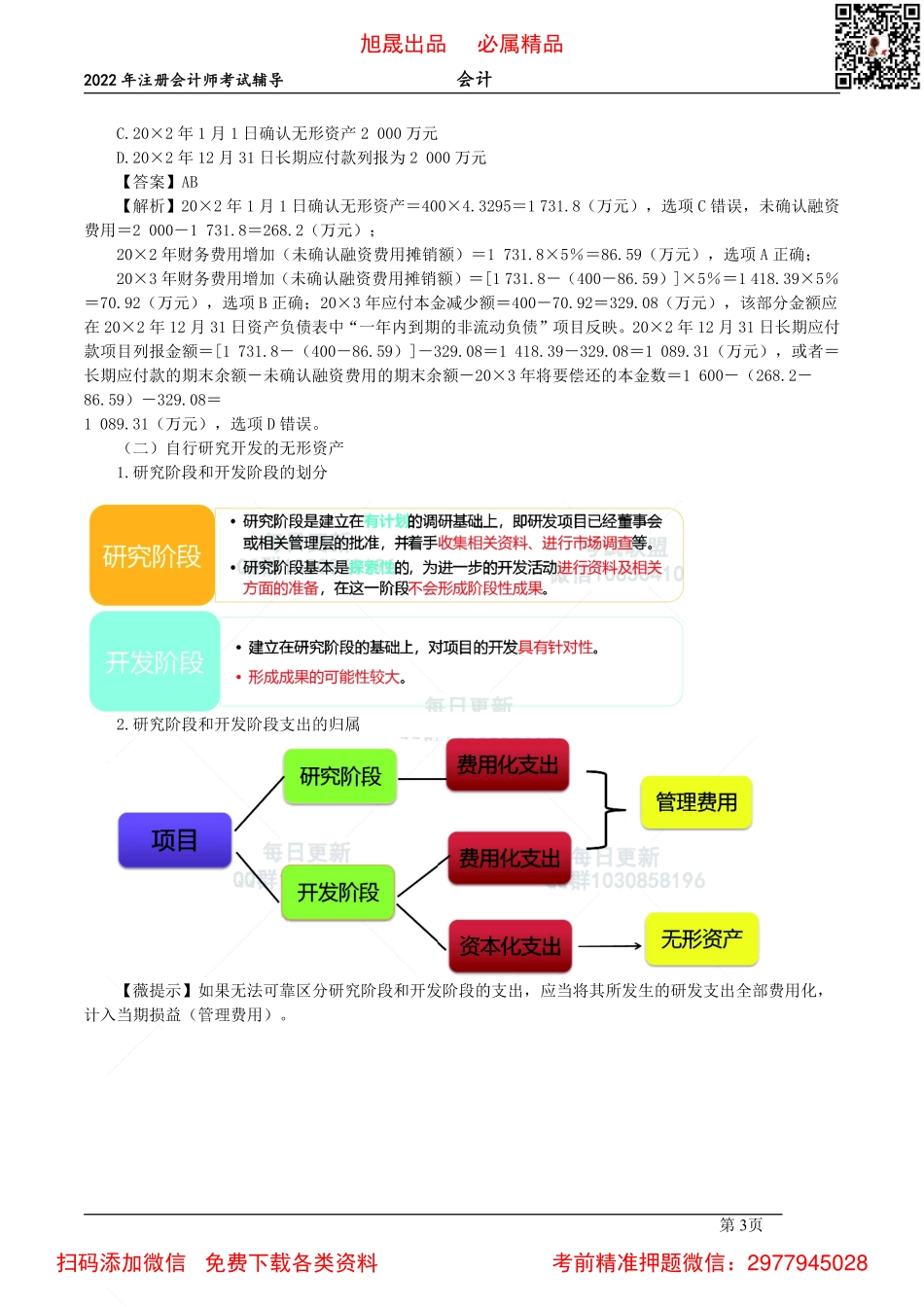 03【基础精讲】－无形资产、投资性房地产的初始确认、后续计量及转换（2022.02.18）.pdf_第3页