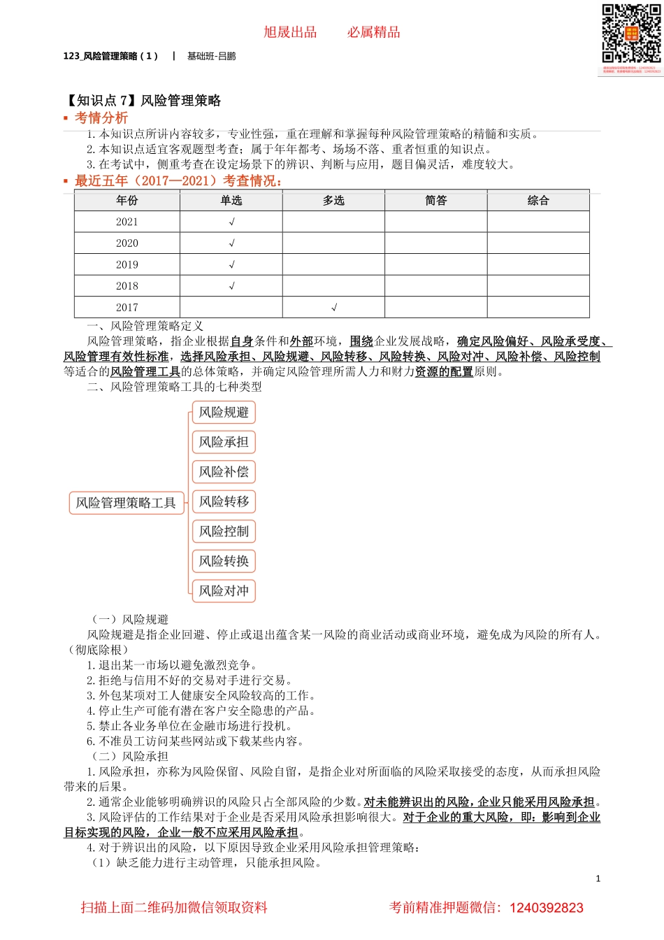 A123_风险管理策略（1）.pdf_第1页