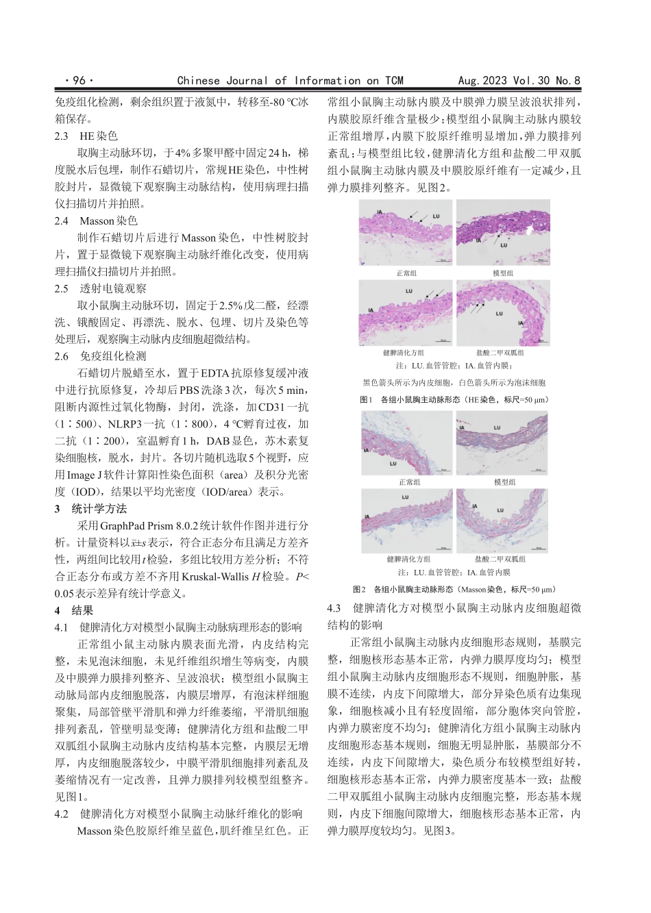 健脾清化方对肥胖小鼠血管内皮的保护作用研究.pdf_第3页