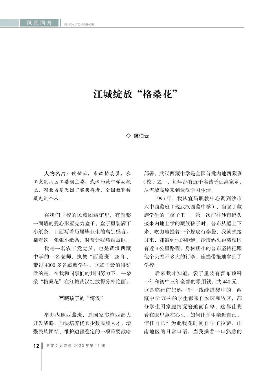 江城绽放“格桑花”.pdf_第1页