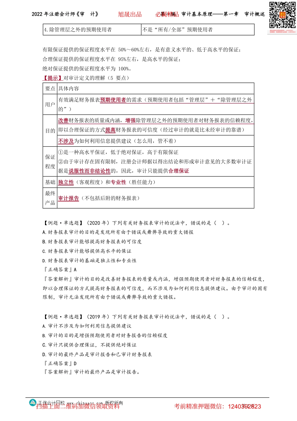 讲义_审计_基础精讲_张　楠_第一编　审计基本原理——第一章　审计概述_create.pdf_第2页