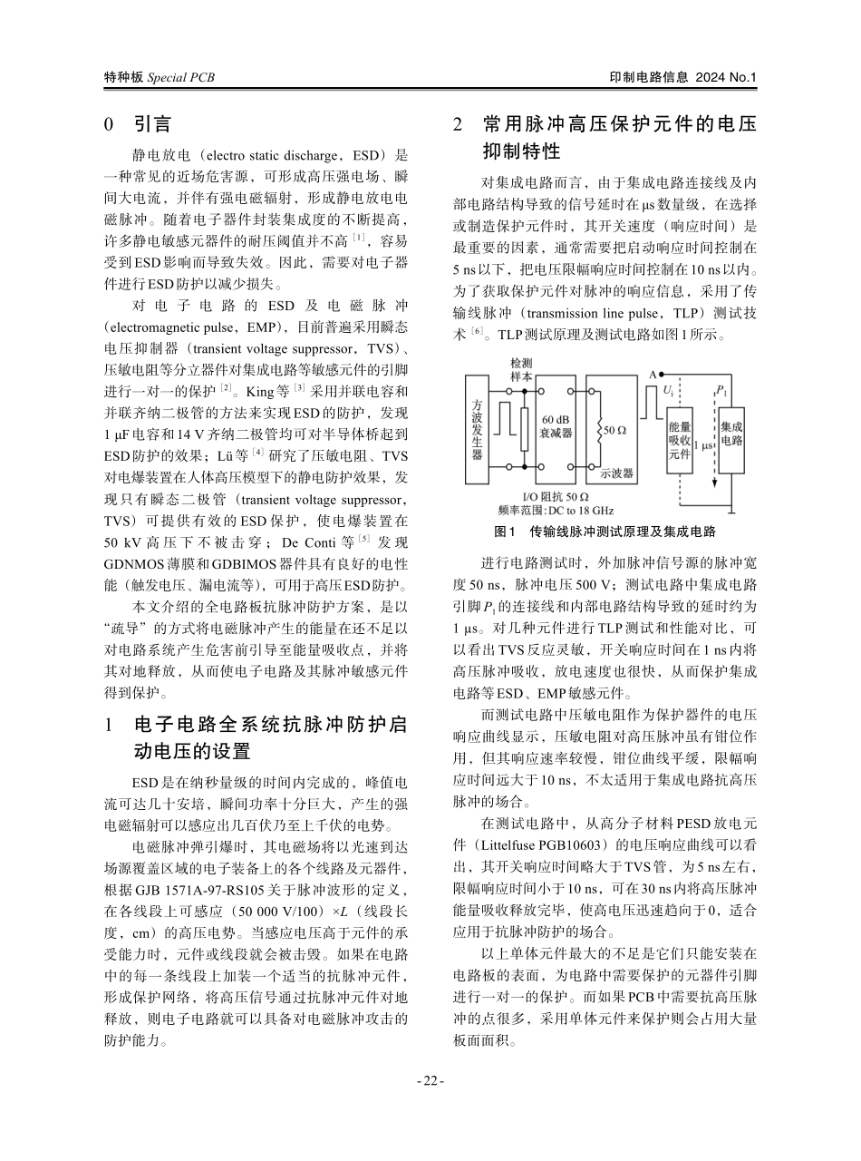 基于高分子电压诱导变阻膜的全PCB抗脉冲防护.pdf_第2页