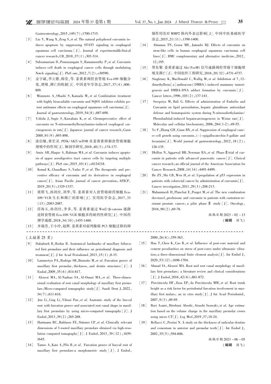 姜黄素抗食管癌的分子作用机制及研究进展.pdf_第3页