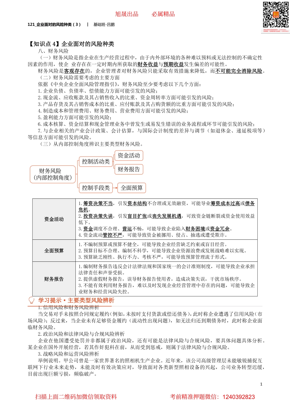 A121_企业面对的风险种类（3）.pdf_第1页