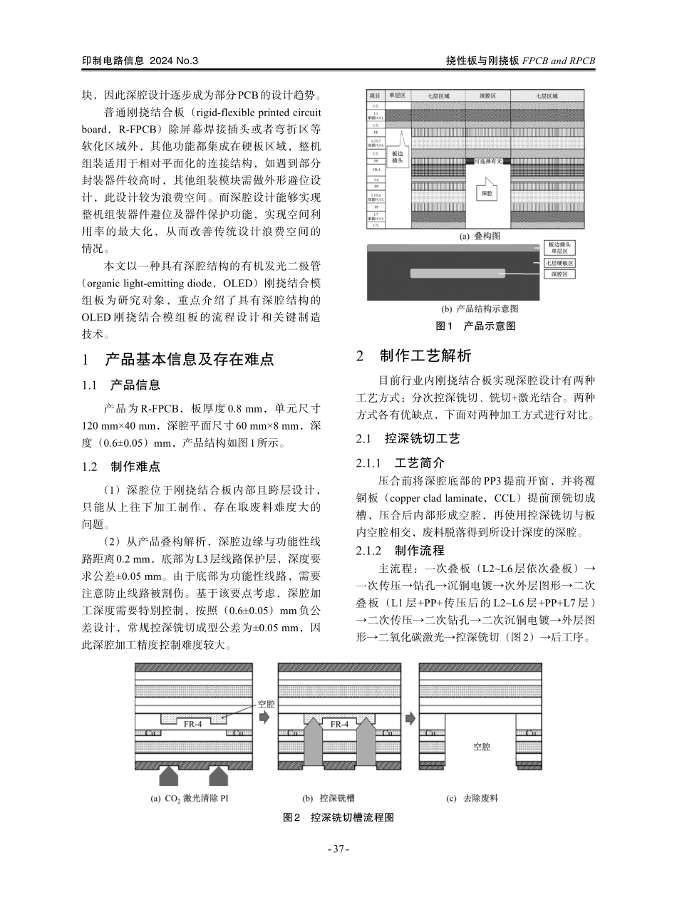 具有深腔结构的刚挠结合板制作方法探讨.pdf_第2页