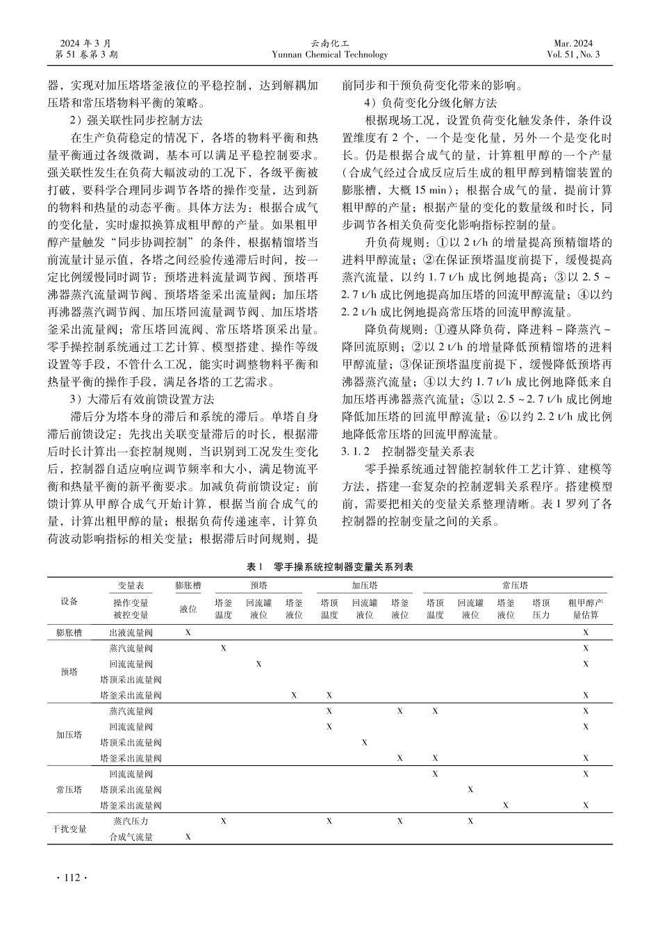 煤制甲醇精馏装置“零手操系统”的应用.pdf_第3页
