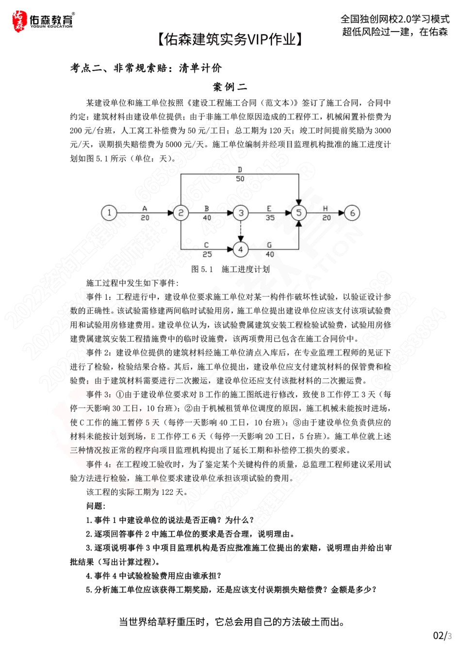 【佑森建筑实务VIP作业】：4月1日.pdf_第2页