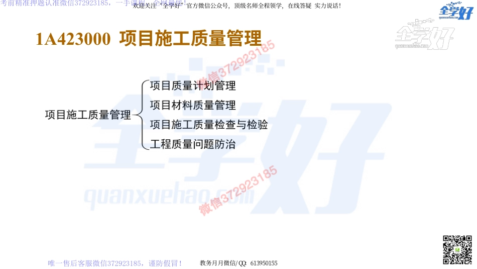 2022年一建建筑实务精讲课程--32---1A423000 项目施工质量管理-1.pdf_第2页