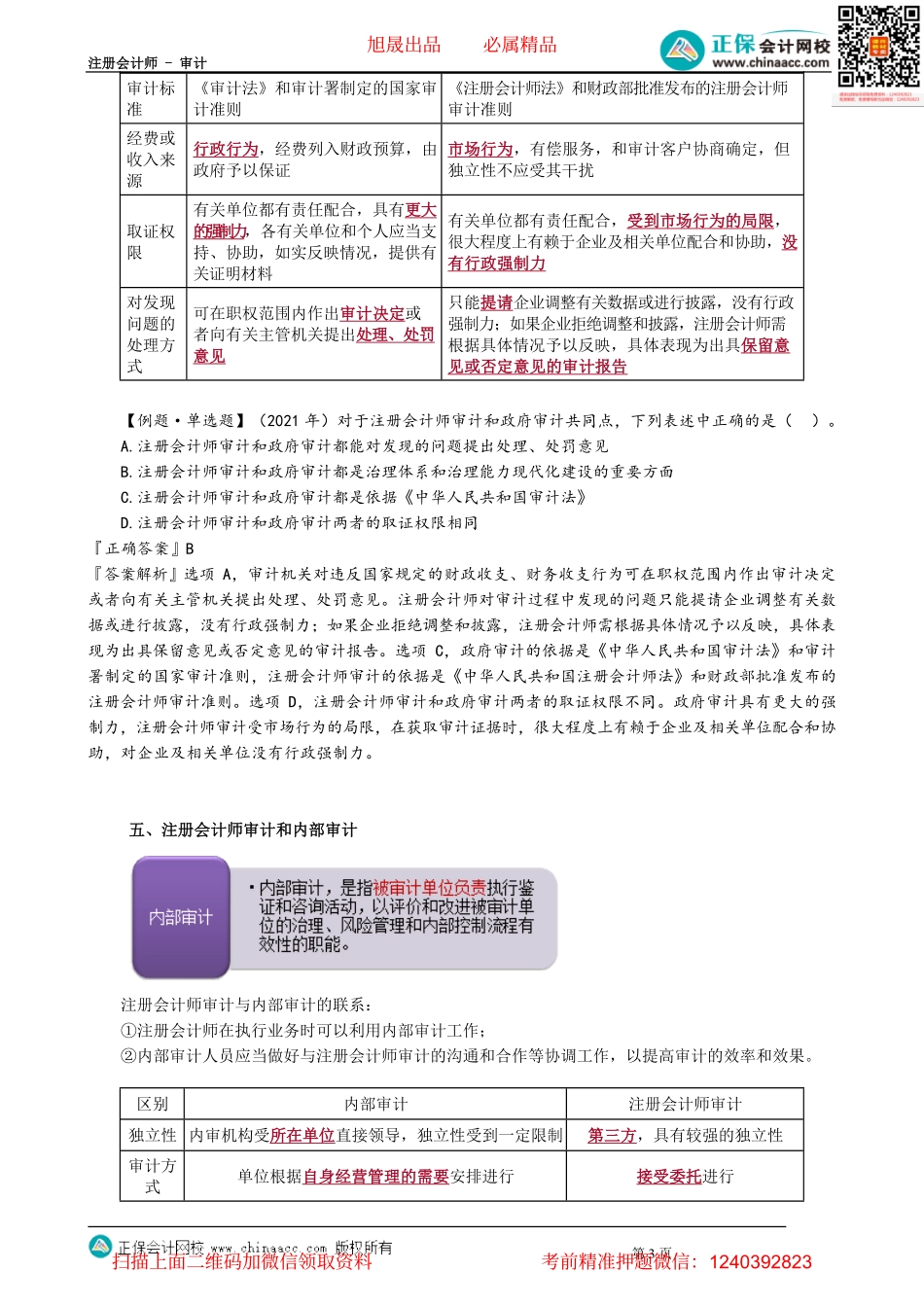 第0102讲　保证程度注会审计、政府审计和内部审计期望及信息差距.pdf_第3页