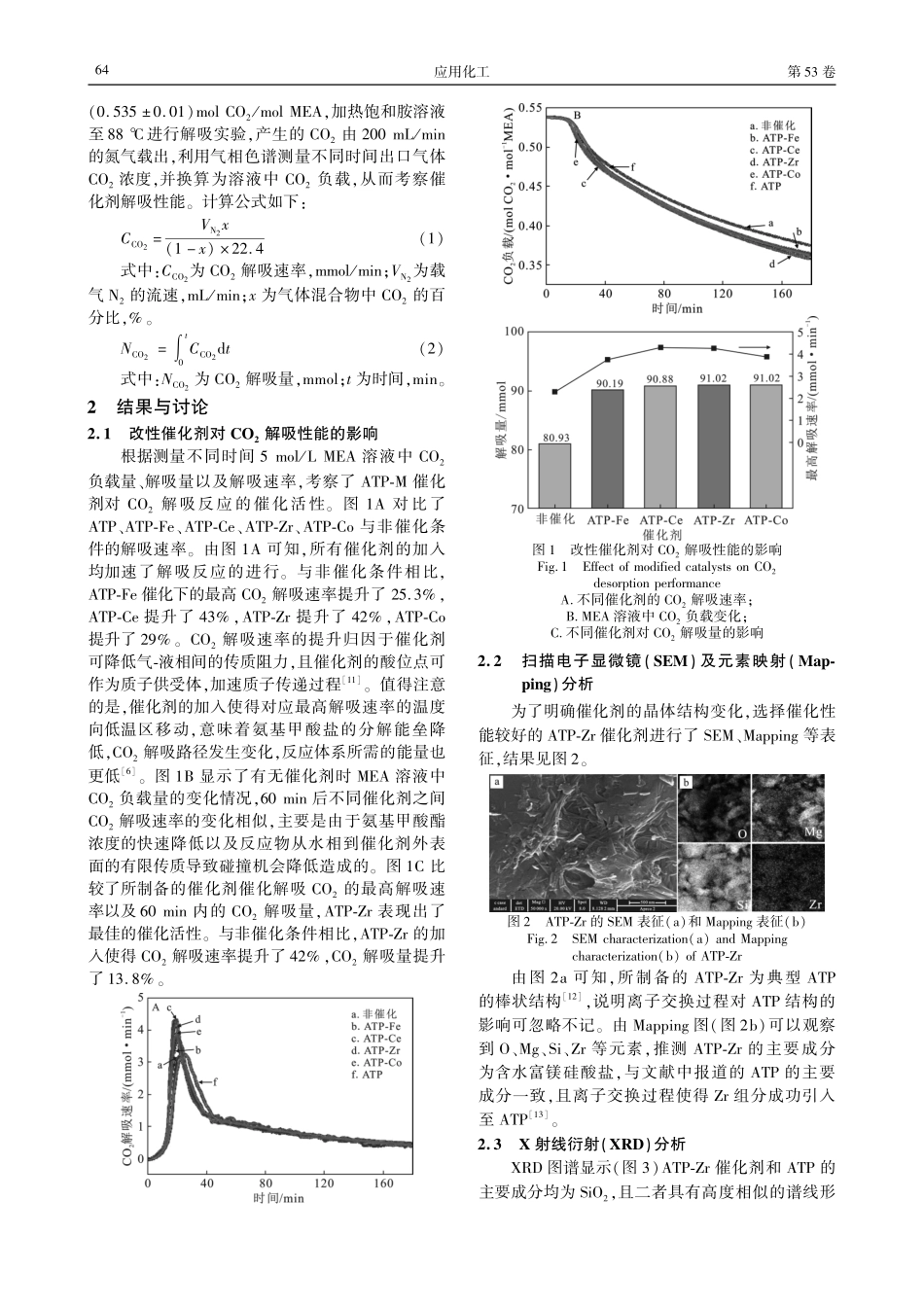 改性凹凸棒土的制备及其催化解吸CO_%282%29性能研究.pdf_第2页