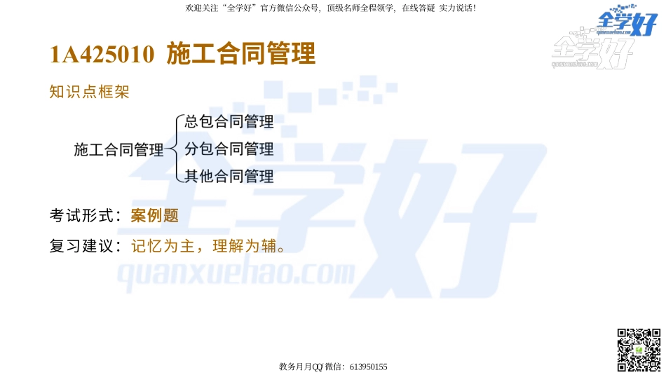2022年一建建筑实务精讲课程--39---1A425000 项目合同与成本管理-1.pdf_第3页