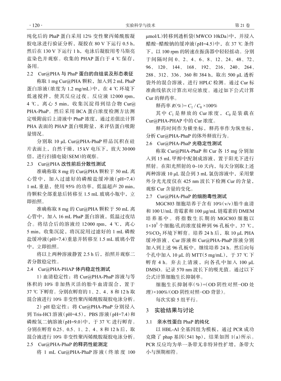 姜黄素纳米胶囊亲水改性及体外评价综合实验设计.pdf_第3页