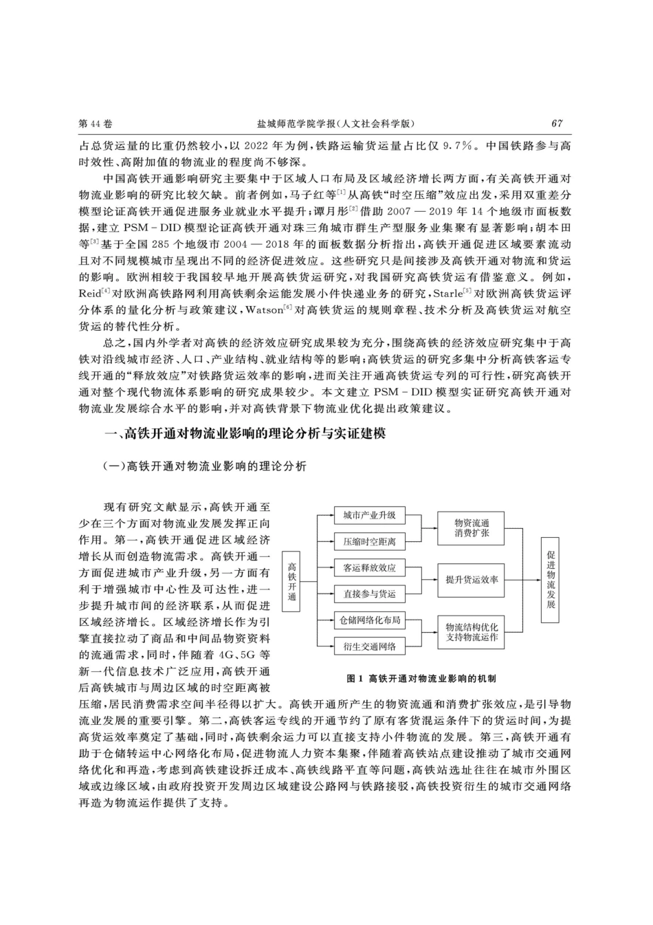 高铁开通对物流业发展影响的实证研究.pdf_第2页